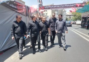 شرکت فولاد اکسین خوزستان در کنار وزارت تعاون، کار و رفاه اجتماعی برای خدمت‌ رسانی در مراسم وداع با پیکر مطهر رهبر شهید