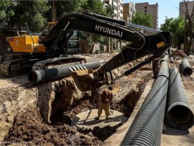 مدیرعامل آبفا خوزستان: احداث خط آب‌های سطحی در منطقه بهارستان؛ آبفا خوزستان در کنار شهرداری برای مدیریت روان‌آبها